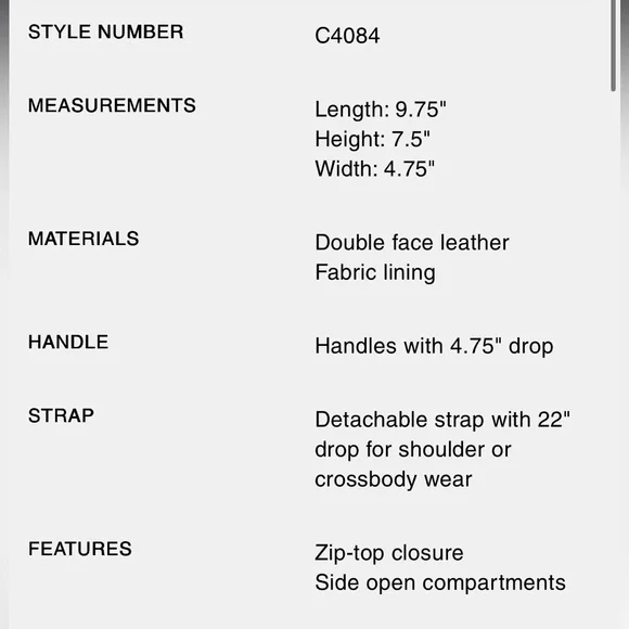 Coach Mollie tote bag 25 chalk light saddle pebbled leather c4084 - Picture 14 of 15